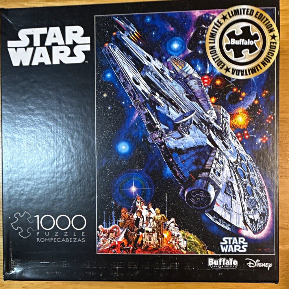 Buffalo Games Star Wars Millennium Falcon 1000-Piece Puzzle Limited Ed